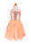 Butterfly Bliss Dress in Peach Size 5-6