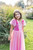  Rosé Sorbet Velvet Gown Size 5-6