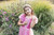 Rosé Sorbet Velvet Gown Size 7-8