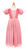 Rosé Sorbet Velvet Gown Size 7-8