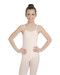 Capezio Camisole Bodysuit Front, shown in ballet pink.