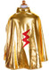 Red and Gold Reversible Superhero Cape - Gold Side