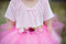 Dark Pink Baby Tutu - Close Up
