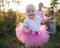 Dark Pink Baby Tutu - On Baby
