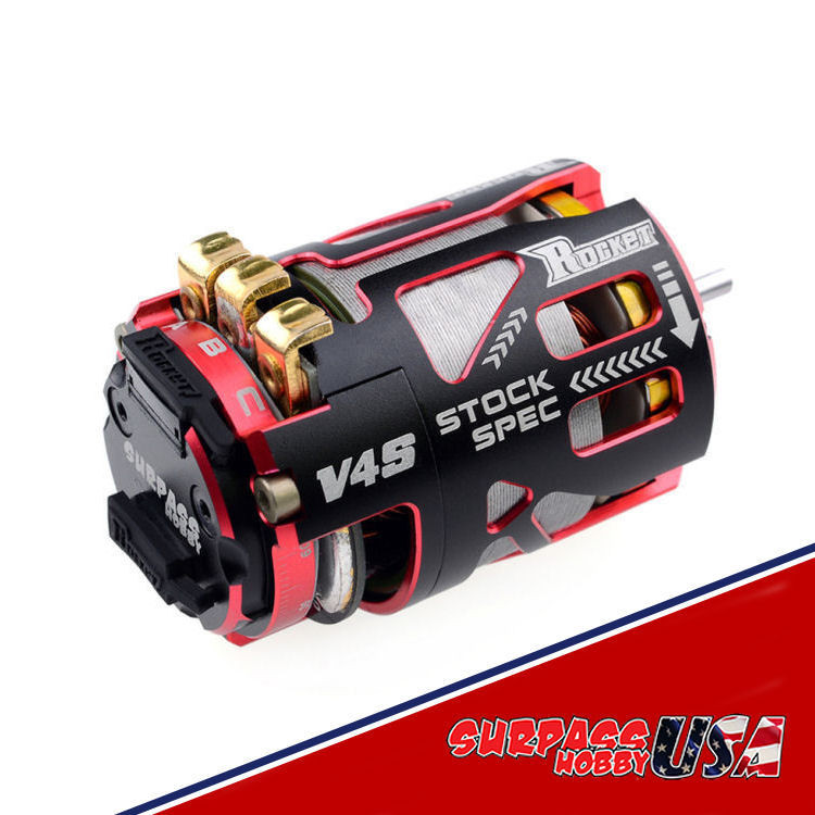 Surpass Hobby USA | Rocket V4S SPEC 25.5T Sensored Brushless Motor