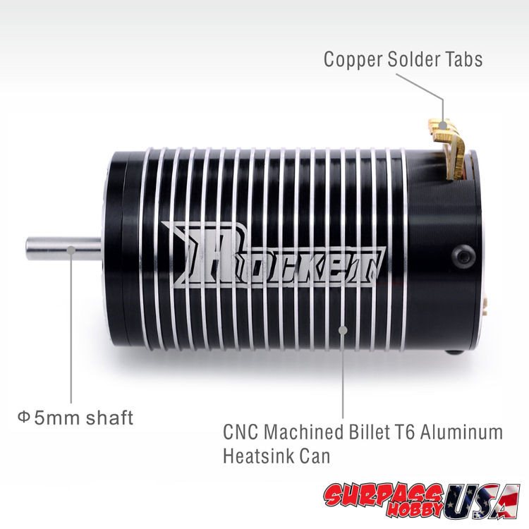 Surpass Hobby USA | 4274 Rocket-RC 1/8 2250Kv Long Sensored