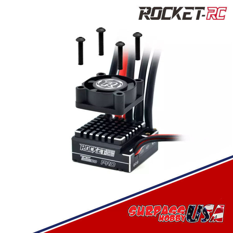 Surpass USA | Rocket-RC TS80-PRO 80A Brushless Sensored ESC for 1