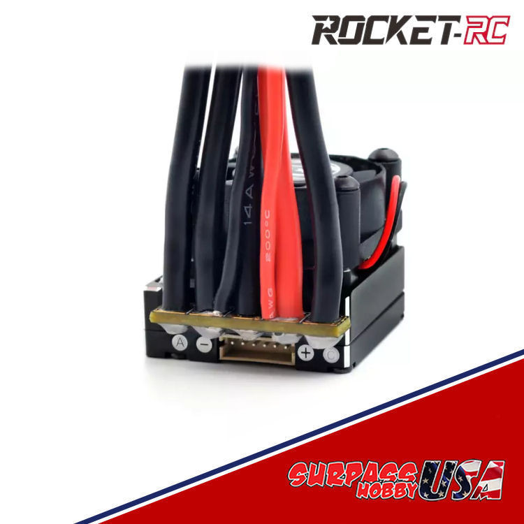 ROCKET-RC TS80 ESC(ブラシレスモーター用) Surpass USA | Rocket-RC TS80-PRO 80A Brushless Sensored ESC for 1