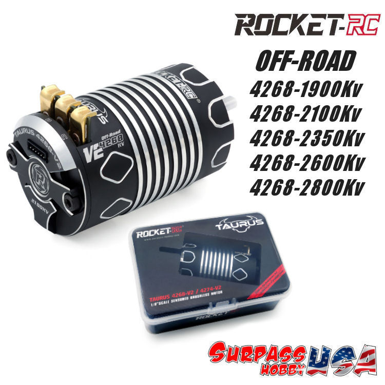 Surpass Hobby USA | Rocket-RC 4268 1/8 Taurus V2 Sensored Off-Road