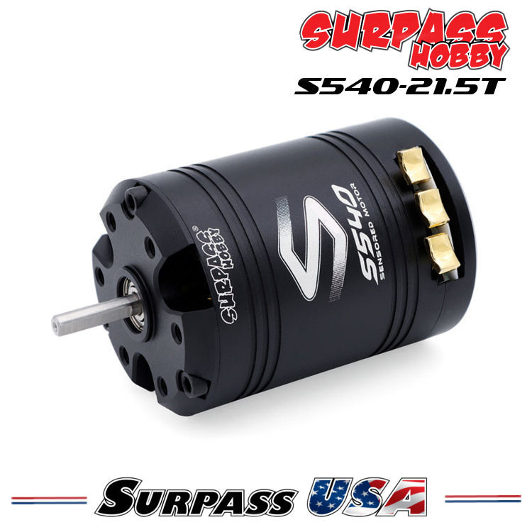 Surpass USA | Surpass Hobby 1/10 S540 21.5t Fixed Timing Sensored