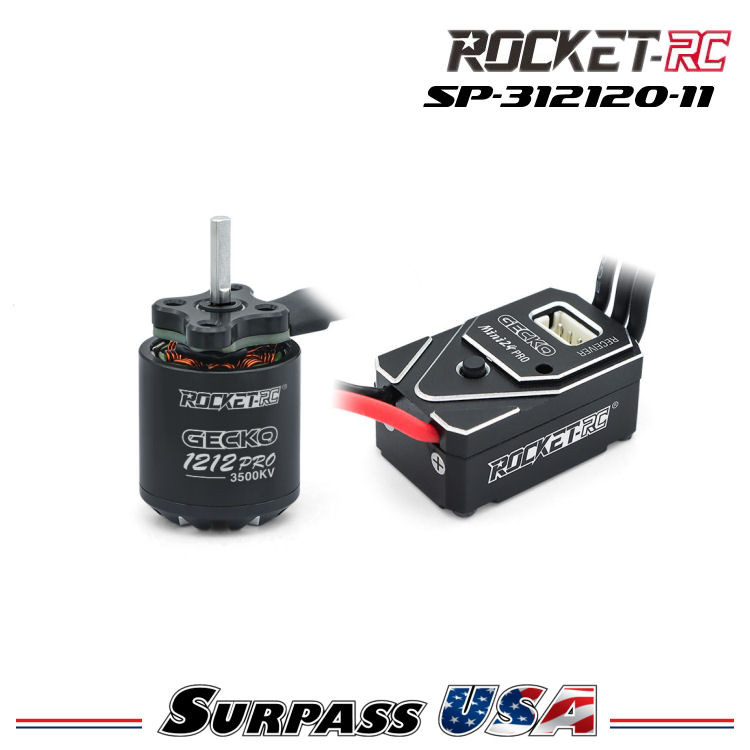 Surpass USA | Rocket-RC Gecko S1212 FOC Brushless Motor & Gecko