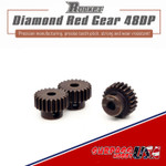 23T 48P Rocket Diamond Red HC Steel Pinion Gear 11025-3011-03