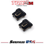 Hobby Details Traxxas 1/18 TRX-4M Brass Axle Differential Cover 2pc with Hardware DTTRX4M006