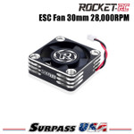 Rocket-RC Silver ESC 30mm Aluminum Cooling Fan 28,000 RPM SP-360004-04