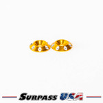 Surpass USA 1/10 LW Aluminum Wing Buttons 13mm (2)