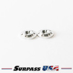 Surpass USA 1/8 LW Aluminum Wing Buttons 18mm (2)