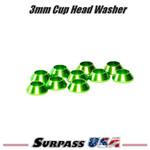 Surpass USA 3mm (M3) Cup Head Aluminum Washer (10pcs)