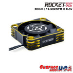 Rocket-RC Gold 40mm V2 Aluminum Cooling Fan SP-420003-09