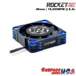 Rocket-RC Blue 40mm V2 Aluminum Cooling Fan SP-420003-10