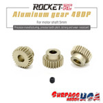Rocket-RC 48P 5mm Bore 7075 Aluminum Hard Anodized Pinion