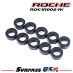 Roche - P12V, P12V2, P10W3 Aluminium Spacer 3x5.5x2mm, Black, 10 pcs (510024K)