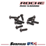Roche - Rapide P12V, P12V2, P10W3, M2X6mm Roundhead Screw, 10 pcs (530086)