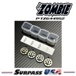 Team Zombie  Hard-Anodized Aluminum Pinion Gear 64P 49-52T (4pcs) P-TZ644952