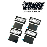 Forged Carbon Wing Endplates for 1:10 EP Onroad w/ Team Zombie Logo C-TZ-100FC6