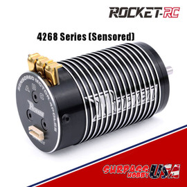 4268 Rocket 1/8 2250Kv 5S Short RPM Sensored Brushless Motor SP-042680-01-2250
