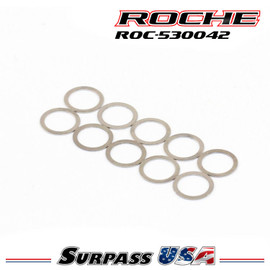 Roche - P12V, P12V2, P10W3 Rear Axle Shim, M6.45x0.1/0.2/0.3mm (530042)