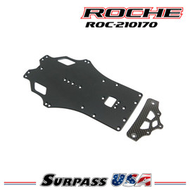 Roche - Rapide P12 EVO 2.0mm 7075 Aluminum Main Chassis, Short (210170) ROC-210170 Roche - Rapide P12 EVO 2.0mm 7075 Aluminum Main Chassis, Short (210170) ROC-210170