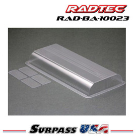 Radtec 190mm High Down Force Rear Wing Set, Ver. 3 (0.7mm), Light Weight (BA-10023) RAD-BA-10023 Radtec 190mm High Down Force Rear Wing Set, Ver. 3 (0.7mm), Light Weight (BA-10023) RAD-BA-10023