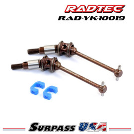 Radtec - BD8 41.1mm "PREMIUM" Steel Double Joint Drive Shaft Set, Front (YK-10019) RAD-YK-10019 Radtec - BD8 41.1mm "PREMIUM" Steel Double Joint Drive Shaft Set, Front (YK-10019) RAD-YK-10019