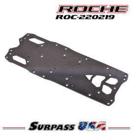 Roche - Rapide P10W EVO2 2.5mm Graphite Main Chassis (220219) ROC-220219 Roche - Rapide P10W EVO2 2.5mm Graphite Main Chassis (220219) ROC-220219
