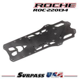 Roche - Rapide P10W EVO 3.0mm Graphite Main Chassis (220134) ROC-220134 Roche - Rapide P10W EVO 3.0mm Graphite Main Chassis (220134) ROC-220134