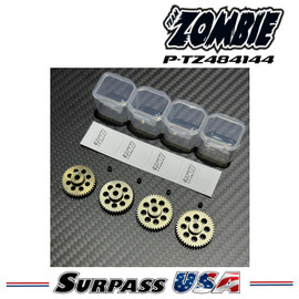 Team Zombie Hard-Anodized Aluminum 7075 Pinion Gear 48P 41-44T (4pcs) P-TZ484144