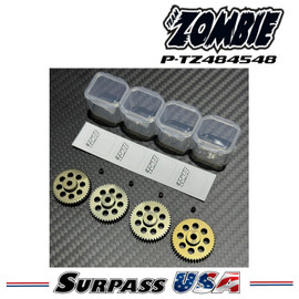 Team Zombie Hard-Anodized Aluminum 7075 Pinion Gear 48P 45-48T (4pcs) P-TZ484548