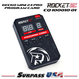 Rocket-RC LED Program Card for Gecko Mini 24 Pro ESC CQ-100010-01
