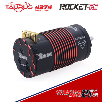Rocket 1/8 Taurus 1400Kv 8S Off-Road Sensored Brushless Motor SP-042740-02-1400