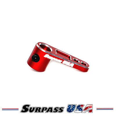 Raised Clamping Servo Horn Aluminum 25T Hole L 16/20mm (Red)