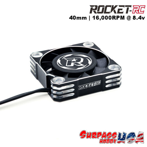 Rocket-RC Silver 40mm V2 Aluminum Cooling Fan SP-420003-08