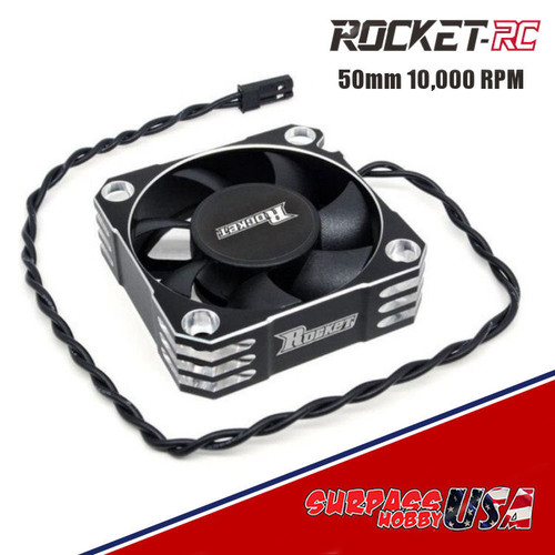 Rocket Silver 50mm Aluminum Cooling Fan 10,000 RPM SP-560001-03