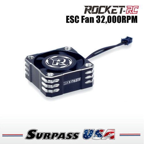 Rocket-RC Silver ESC 25mm Aluminum Cooling Fan 32,000RPM SP-360005-03