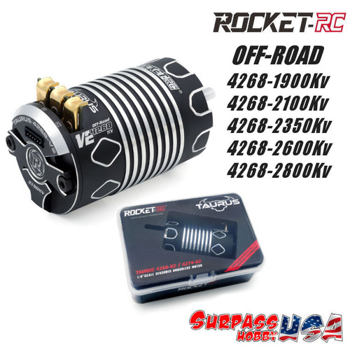 Rocket-RC 4268 1/8 Taurus V2 Sensored Off-Road Motors SP-042682-02