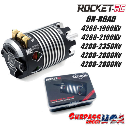 Surpass Hobby USA | 4268 Rocket-RC 1/8 1950Kv Short Sensored