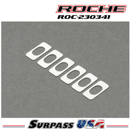 Roche - Rapide P12V, P12V2 Ride Height Shim, 0.1mm, Rear, 6 pcs (230341)