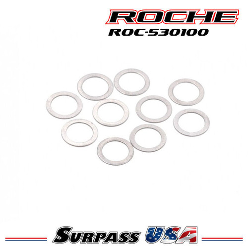 Roche - P12V, P12V2 Shim 5x7x0.2mm, Steel, 10 pcs (530100)
