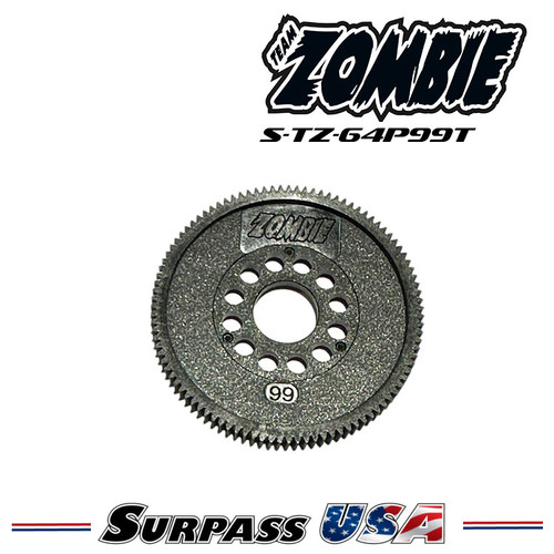 Team Zombie Odd Sizes Thin Low Friction Spur Gear 64P 81-111T
