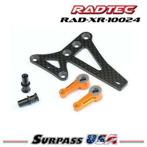 Radtec Aluminum Steering Arm and Floating Steering System for Xray T4-15 (XR-10024) RAD-XR-10024