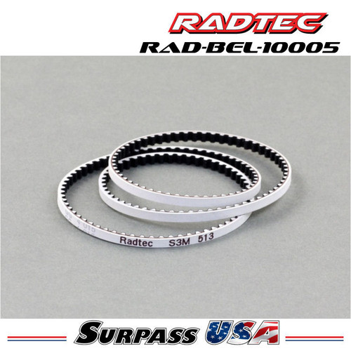 Radtec - Radtec Low Friction White Front Drive Belt (S3M351) for Stock (A800) (BEL-10005) RAD-BEL-10005